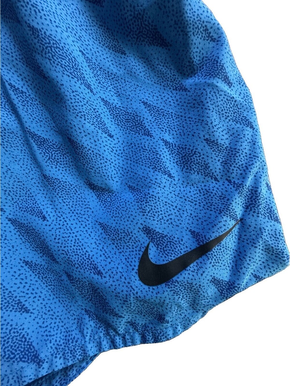 Nike Dri-FIT Women’s Athletic Running Shorts Blue Lined Drawstring Size S